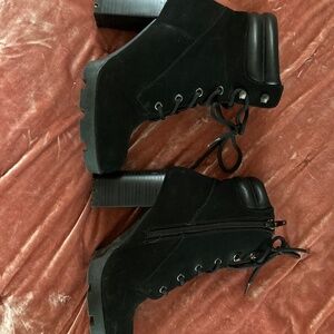 Bamboo brand black boots
